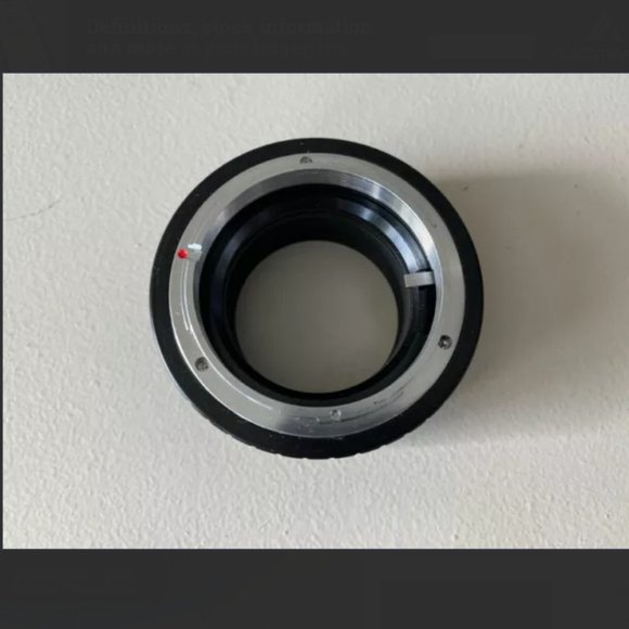 Fotodiox Pro Lens Mount Shift Adapter Canon FD to Sony NEX E - Picture 2 of 5